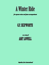 A Winter Ride Vocal Solo & Collections sheet music cover